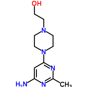 2-[4-(6-Amino-2-methylpyrimidin-4-yl)piperazin-1-yl]ethanol Structure,723510-50-7Structure