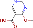 4-Methoxy-5-pyrimidinecarboxylic acid Structure,72411-89-3Structure