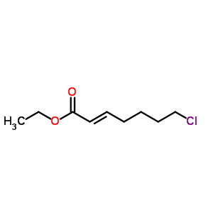 7-Chloro-trans-2-hepenoic acid ethyl ester Structure,72448-93-2Structure