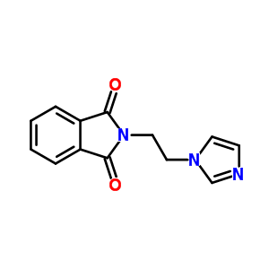 2-(2-Imidazol-1-yl-ethyl)-isoindole-1,3-dione Structure,72459-53-1Structure