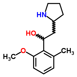 1-(2-Methoxy-6-methyl-phenyl)-2-pyrrolidin-2-yl-ethanol Structure,72473-06-4Structure