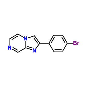 2-(4-Bromophenyl)-imidazo[1,2-a]pyrazine Structure,724743-59-3Structure