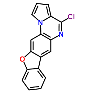 4-Chloro(1)benzofuro(3,2-g)pyrrolo(1,2-a)quinoxaline Structure,72499-65-1Structure