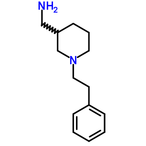 [1-(2-Phenylethyl)piperidin-3-yl]methylamine Structure,725212-69-1Structure