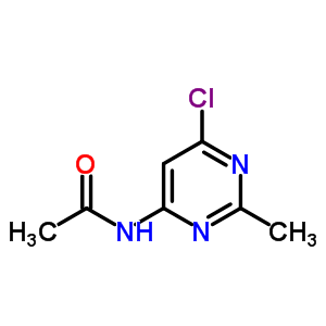 N-(6-chloro-2-methylpyrimidin-4-yl)acetamide Structure,7253-63-6Structure