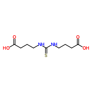 Urea, 1, 3-bis(3-carboxypropyl)-2-thio- Structure,7256-00-0Structure