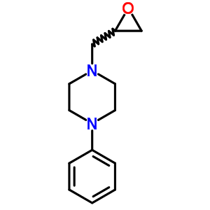 1-(2,3-環(huán)氧基丙基)-4-苯基哌嗪結構式_72566-27-9結構式