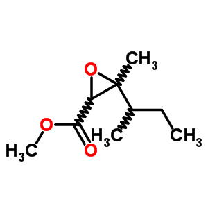 (9ci)-3-甲基-3-(1-甲基丙基)-環(huán)氧乙烷羧酸甲酯結(jié)構(gòu)式_72569-66-5結(jié)構(gòu)式