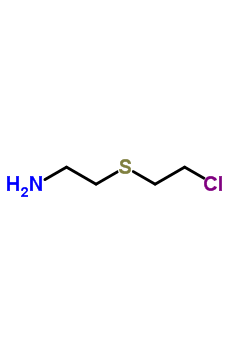 2-[(2-氯乙基)硫代]鹽酸鹽乙胺結(jié)構(gòu)式_72640-22-3結(jié)構(gòu)式