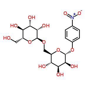 (2R,3S,4S,5S,6R)-2-(4-Nitrophenoxy)-6-[[(2S,3S,4S,5S,6R)-3,4,5-Trihydroxy-6-(Hydroxymethyl)Oxan-2-Yl]Oxymethyl]Oxane-3,4,5-Triol Structure,72647-96-2Structure