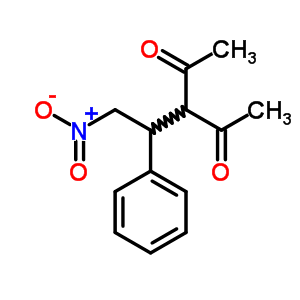 2,4-Pentanedione,3-(2-nitro-1-phenylethyl)- Structure,72709-61-6Structure