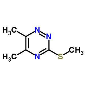 5,6-Dimethyl-3-(methylthio)-1,2,4-triazine Structure,7275-70-9Structure