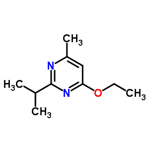 4-乙氧基-2-異丙基-6-甲基嘧啶結(jié)構(gòu)式_72799-31-6結(jié)構(gòu)式