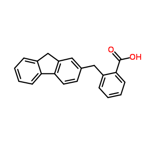 2-(9H-fluoren-2-ylmethyl)benzoic acid Structure,72834-21-0Structure