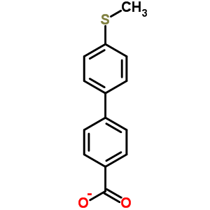 4-Methylsulfanyl-biphenyl-4-carboxylic acid Structure,728918-90-9Structure