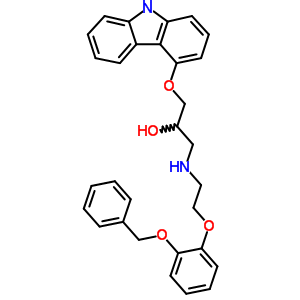 2’-O-benzyloxy-2-o-desmethyl carvedilol Structure,72955-92-1Structure