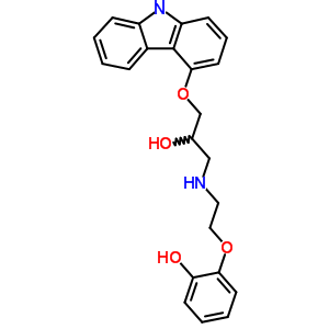 O-desmethylcarvedilol Structure,72956-44-6Structure