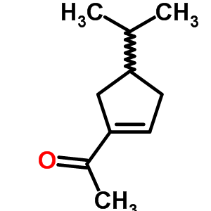 Ethanone, 1-[4-(1-methylethyl)-1-cyclopenten-1-yl]-(9ci) Structure,73011-52-6Structure