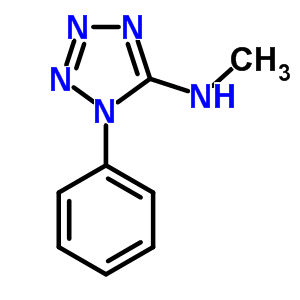 1H-tetrazol-5-amine,n-methyl-1-phenyl- Structure,73027-62-0Structure