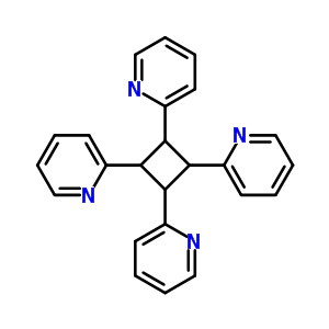 2-(2,3,4-Tripyridin-2-ylcyclobutyl)pyridine Structure,73069-90-6Structure