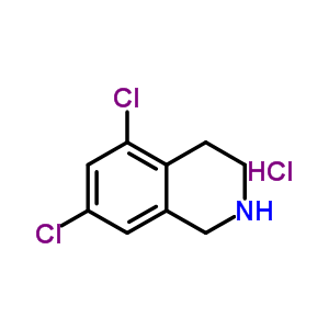 Isoquinoline, 5,7-dichloro-1,2,3,4-tetrahydro-, hydrochloride Structure,73075-47-5Structure