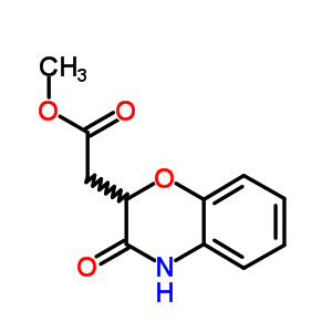 Methyl 2-(3,4-dihydro-3-oxo-2h-benzo[b][1,4]oxazin-2-yl)acetate Structure,73219-44-0Structure