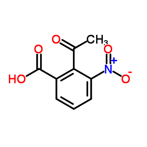 2-Acetyl-3-nitro-benzoic acid Structure,7335-59-3Structure