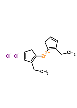 Bis(ethylcyclopentadienyl)zirconium dichloride Structure,73364-08-6Structure