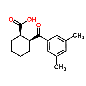 Cis-2-(3,5-dimethylbenzoyl)cyclohexane-1-carboxylic acid Structure,733742-69-3Structure