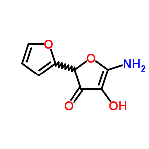 5-Amino-2-(2-furyl)-4-hydroxy-furan-3-one Structure,7342-17-8Structure