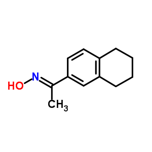 (1E)-1-(5,6,7,8-tetrahydronaphthalen-2-yl)ethanone oxime Structure,7357-12-2Structure