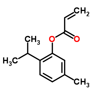 2-Propenoicacid, 5-methyl-2-(1-methylethyl)phenyl ester Structure,7362-71-2Structure