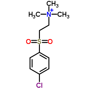 2-(P-chlorophenylsulfonyl)ethyltrimethylammonium bromide Structure,73664-00-3Structure