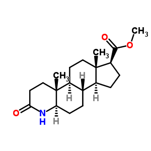 Methyl 4-aza-5alpha-Androsta-3-one-17beta-Carboxylate Structure,73671-92-8Structure