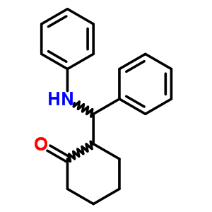 2-(Phenyl(phenylamino)methyl)cyclohexanone Structure,737-47-3Structure