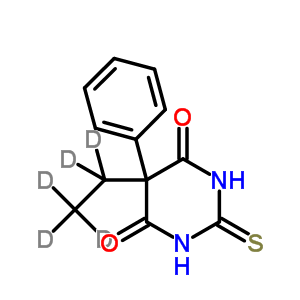 5-Phenyl-5-ethyl-d5-2-thiobarbituric acid Structure,73738-04-2Structure