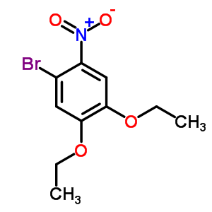 1-Bromo-4,5-diethoxy-2-nitrobenzene Structure,73775-84-5Structure