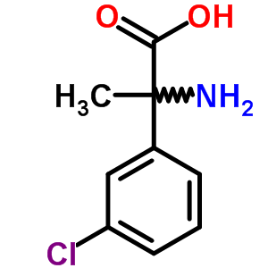 2-Amino-2-(3-chlorophenyl)propanoic acid Structure,7399-35-1Structure