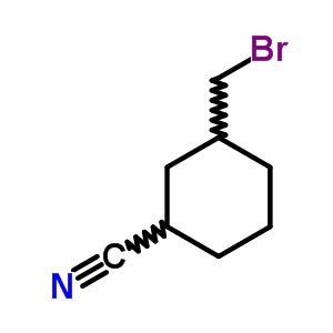 3-(Bromomethyl)cyclohexane-1-carbonitrile Structure,7399-46-4Structure