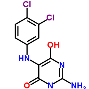 2-Amino-5-[(3,4-dichlorophenyl)amino]-6-hydroxy-3h-pyrimidin-4-one Structure,7400-35-3Structure