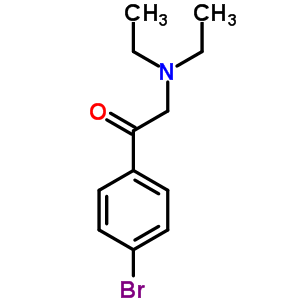 1-(4-Bromophenyl)-2-diethylamino-ethanone Structure,7402-09-7Structure