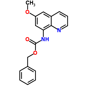 Benzyl n-(6-methoxyquinolin-8-yl)carbamate Structure,7402-10-0Structure