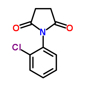 2,5-Pyrrolidinedione,1-(2-chlorophenyl)- Structure,7402-22-4Structure