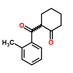 2-(2-Methylbenzoyl)cyclohexan-1-one Structure,7402-38-2Structure