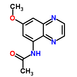 Acetamide, n-(7-methoxy-5-quinoxalinyl)- Structure,7403-15-8Structure