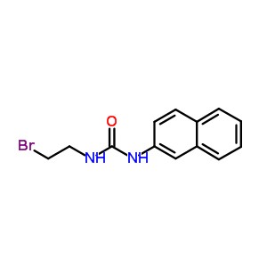 3-(2-溴乙基)-1-(2-萘)-脲結(jié)構(gòu)式_7403-17-0結(jié)構(gòu)式