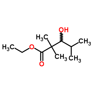 Pentanoic acid,3-hydroxy-2,2,4-trimethyl-, ethyl ester Structure,7403-65-8Structure