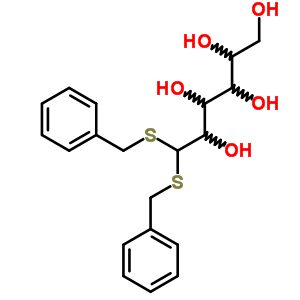 6,6-Bis(benzylsulfanyl)hexane-1,2,3,4,5-pentol Structure,7404-42-4Structure