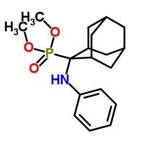 2-Dimethoxyphosphoryl-n-phenyl-adamantan-2-amine Structure,74189-80-3Structure