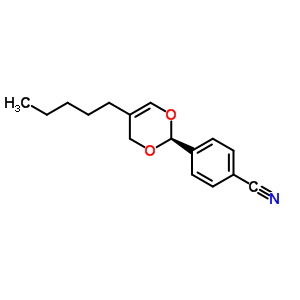 Trans-(4-cyanophenyl)-5-pentyl-1,3-dioxane Structure,74240-66-7Structure